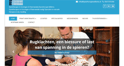Desktop Screenshot of fysiotherapiewillems.nl