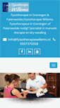 Mobile Screenshot of fysiotherapiewillems.nl